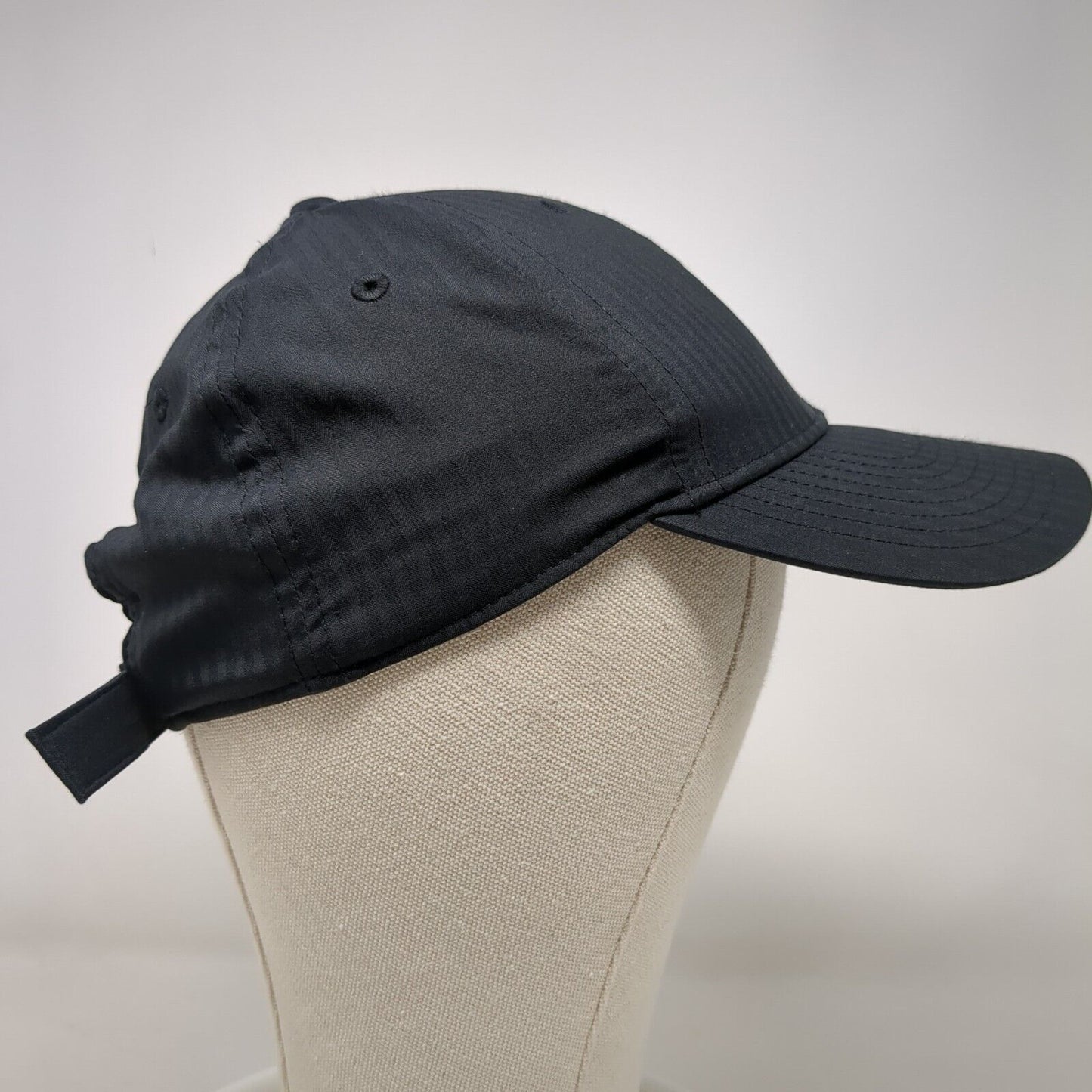 Mickey Mouse Slideback Golf Hat Black OSFM Striped Disney Nike Swoosh