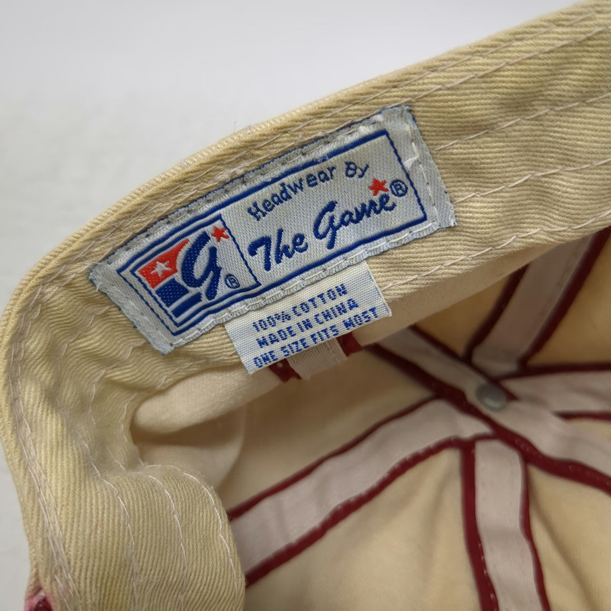 The Game Baseball Cap Beige One Size Tamarack Trailhead Discovery Strapback Hat