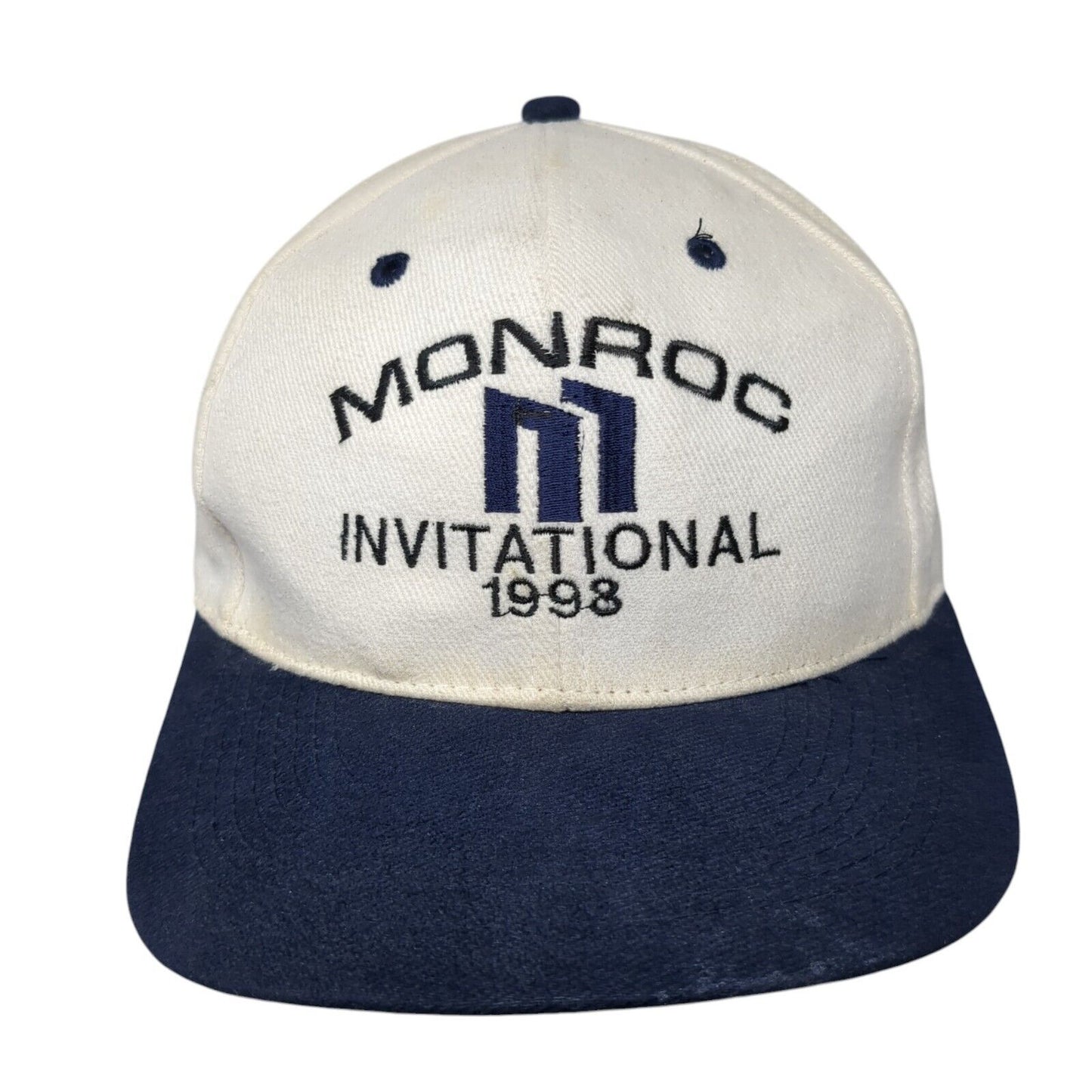 Monroc Invitational 1998 Slideback Hat Multicolor OS Adjustable Embroidered Otto