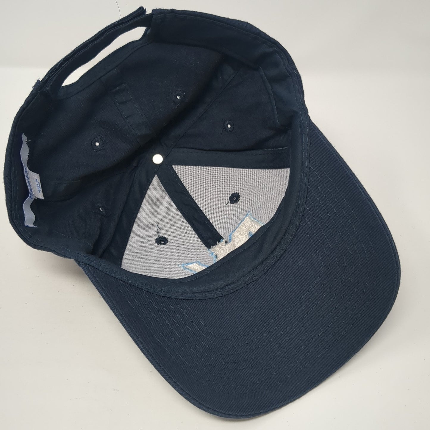 NV Strapback Baseball Cap Blue One Size Adjustable Embroidered Port & Company