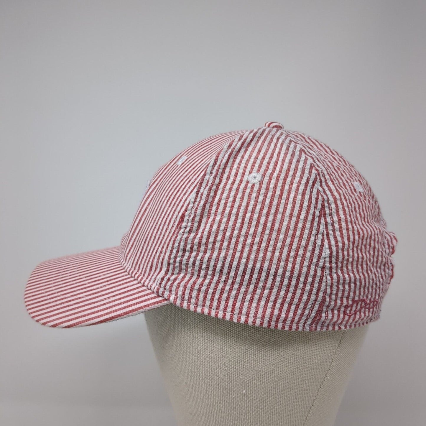 American Flag Slideback Hat Multi One Size Seersucker Striped Infinity