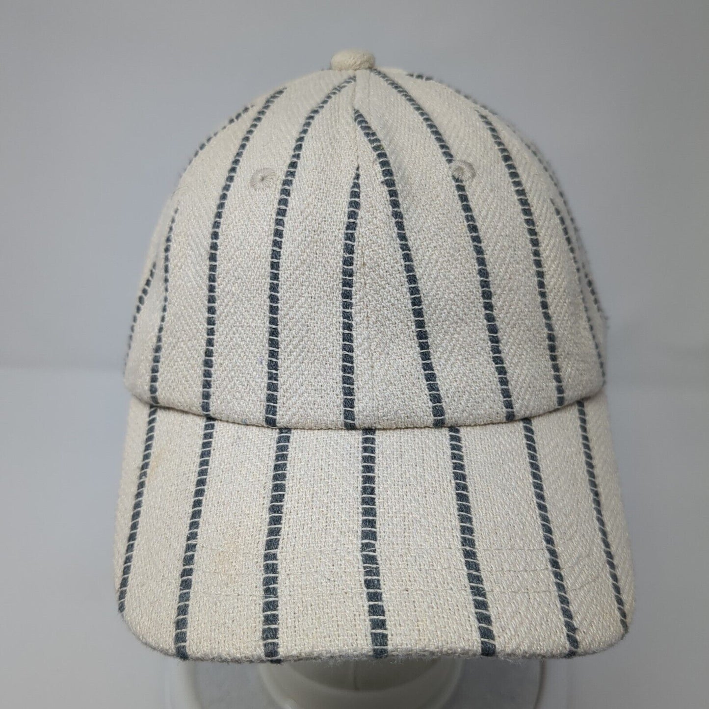 Unbranded Slideback Hat Multi One Size Striped Adjustable Leather Strap