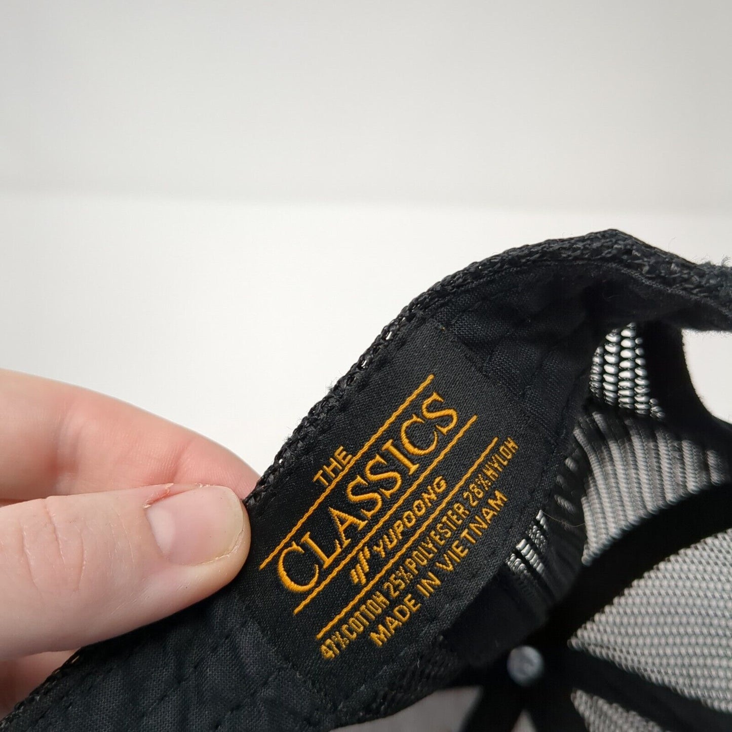 Zerman Restoration Snapback Trucker Hat Black OS Adjustable Mesh Classic Yupoong