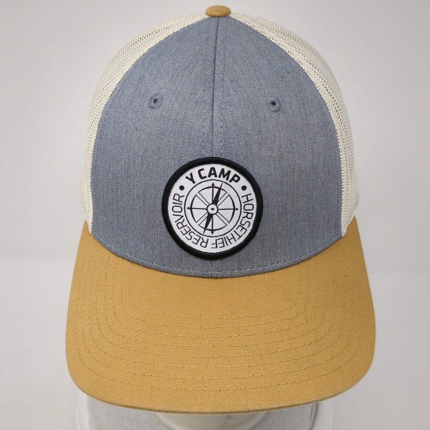 Y Camp Horsethief Reservoir Snapback Trucker Hat Multi M/L Mesh Back Richardson