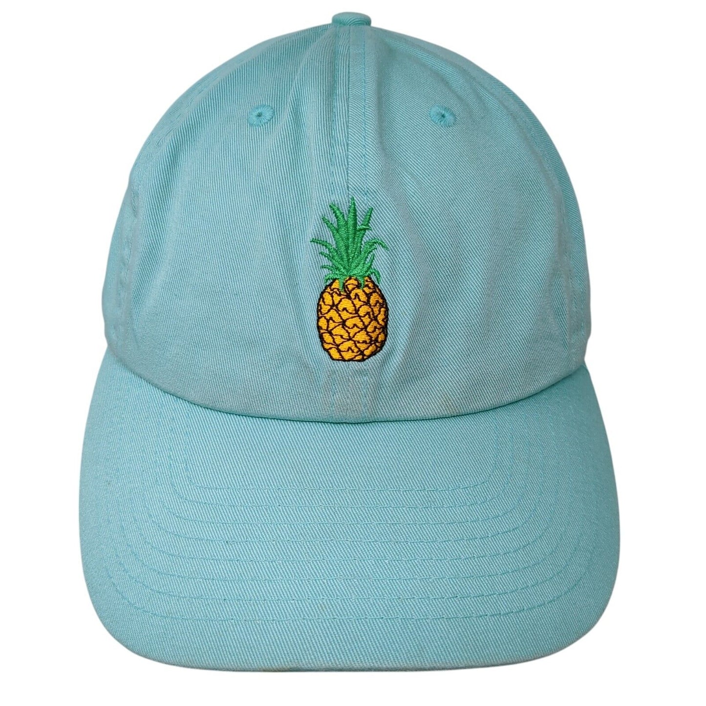 Pineapple Slideback Hat Blue One Size Adjustable KB ETHOS Fashion