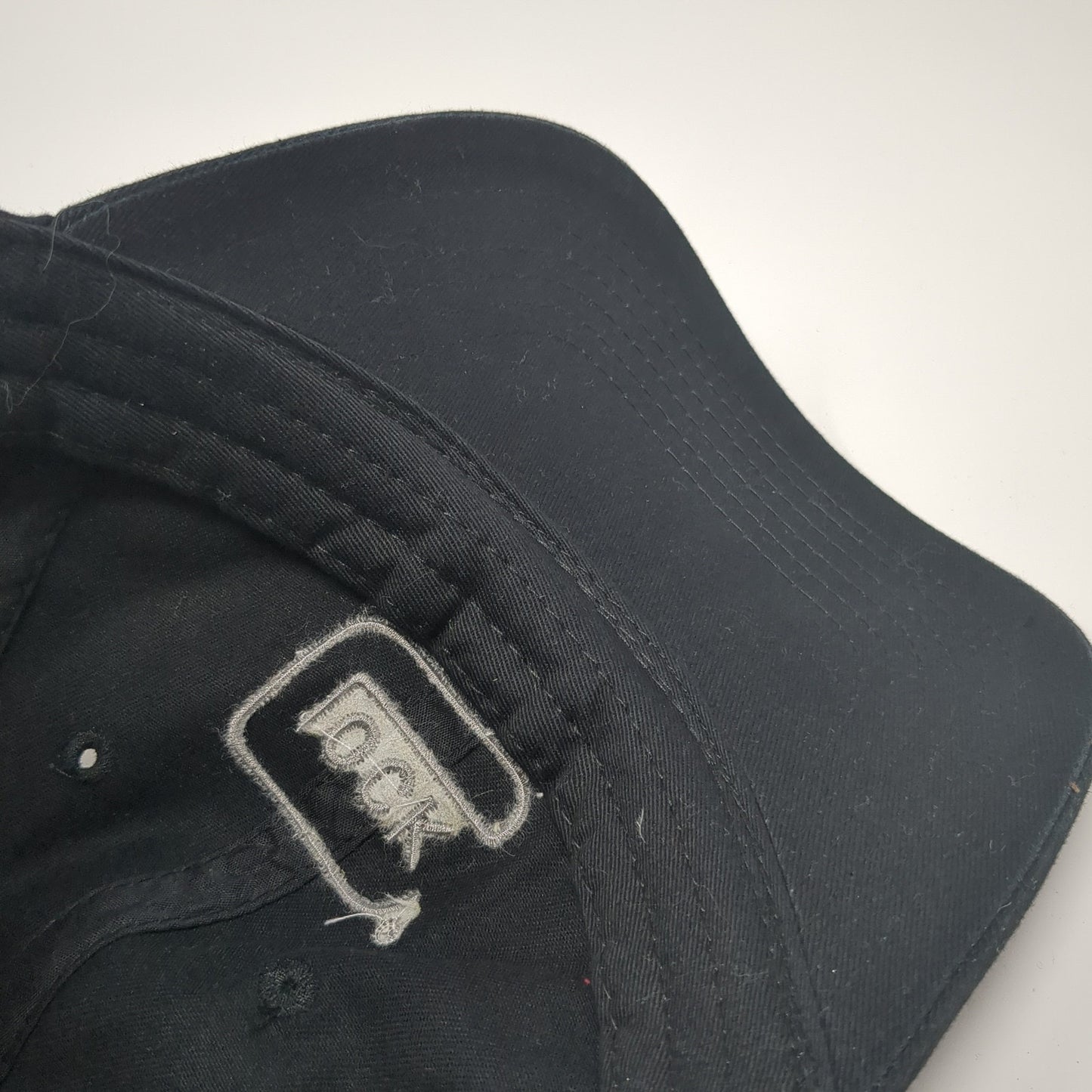 GLOCK Perfection Strapback Hat Black One Size Adjustable Solid 6 Panel