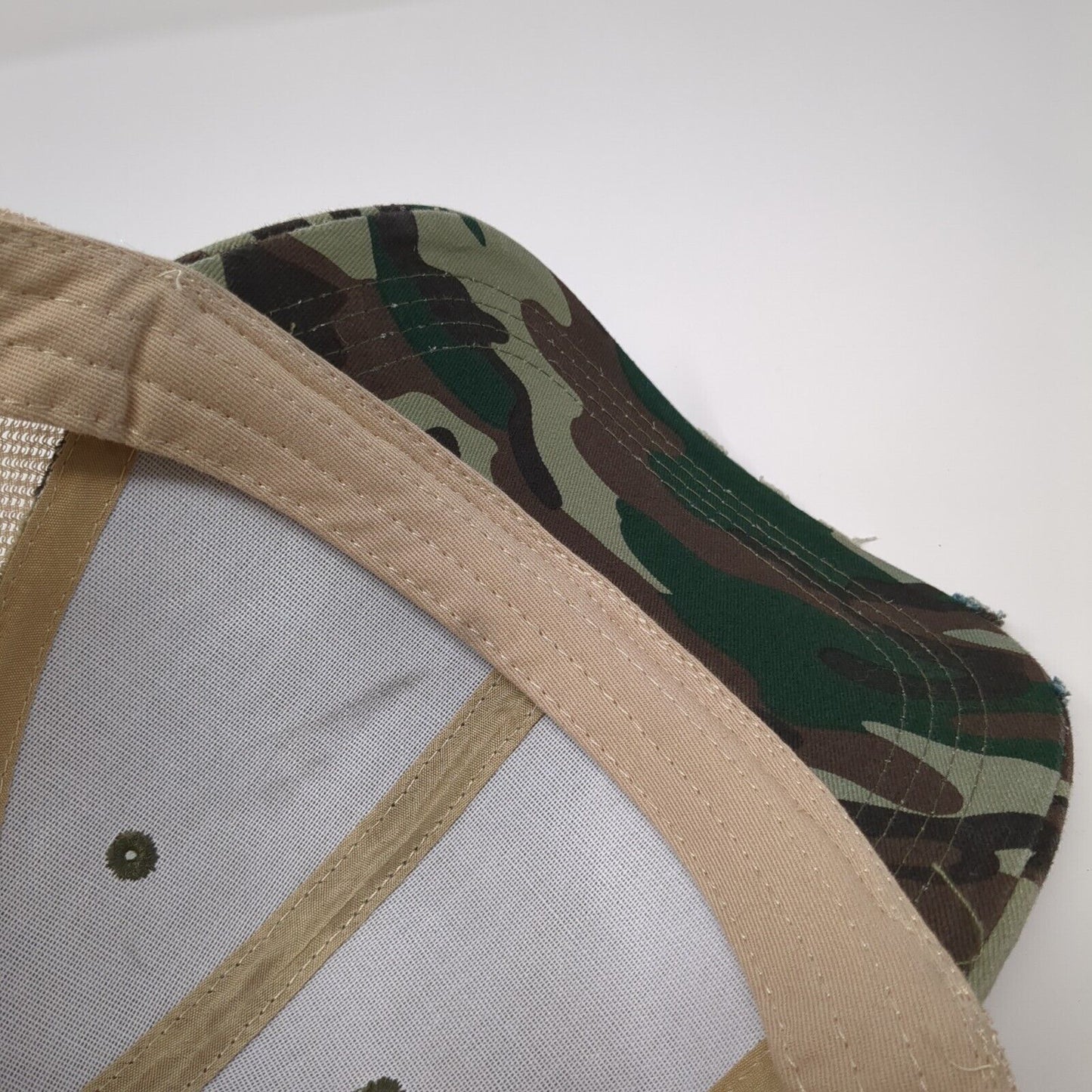 Boise ID Snapback Trucker Hat Camouflage One Size Mesh Back Adjustable