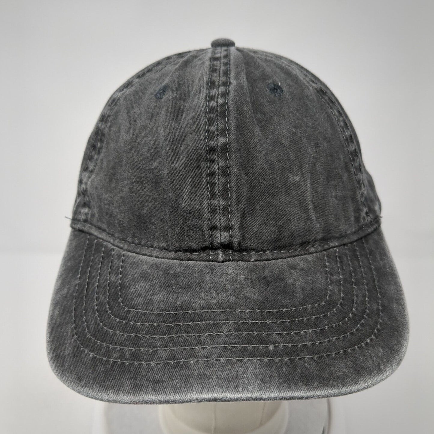 Unbranded Slideback Hat Black Soot Adjustable Blank 6 Panel Outdoor