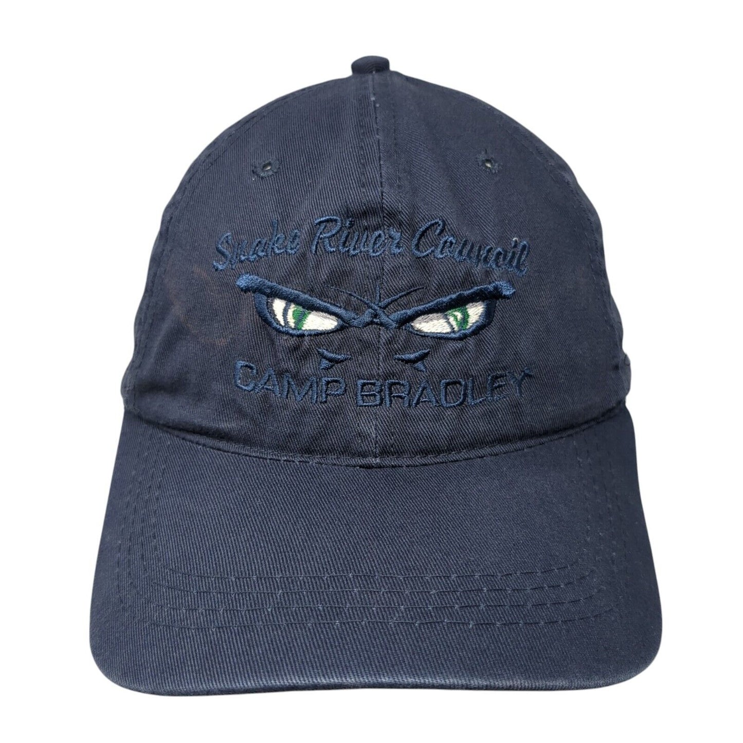 Snake River Council Camp Bradley Slideback Hat Blue One Size Adjustable Otto