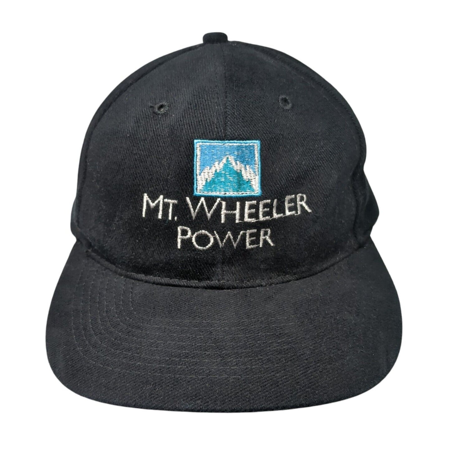 Mt. Wheeler Power Slideback Hat Black One Size Adjustable Embroidered Otto