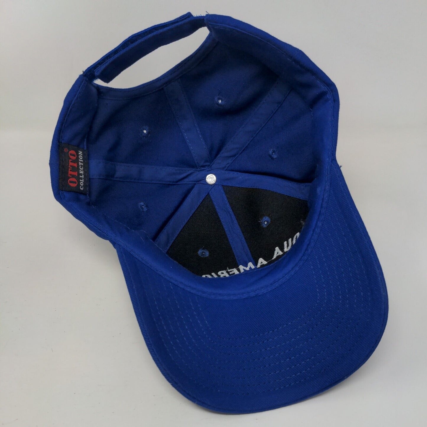 Aqua American Portland, OR Strapback Hat Blue OSFM Embroidered Otto