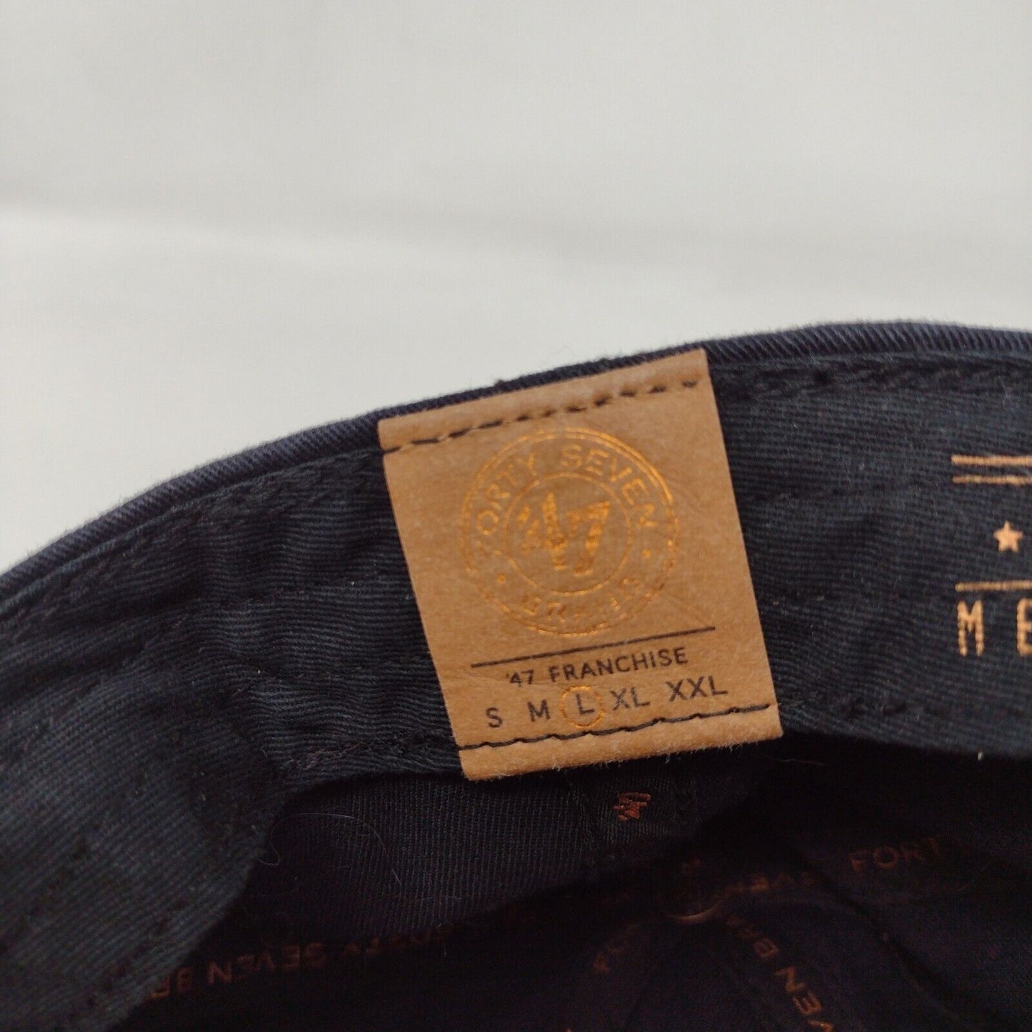 '47 Brand San Francisco Giants Fitted Hat Black L MLB Embroidered Logo