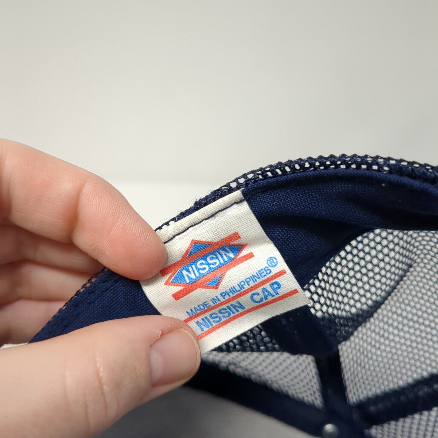 Industrial Metal Cleaning Snapback Rope Trucker Hat Blue One Size Nissin