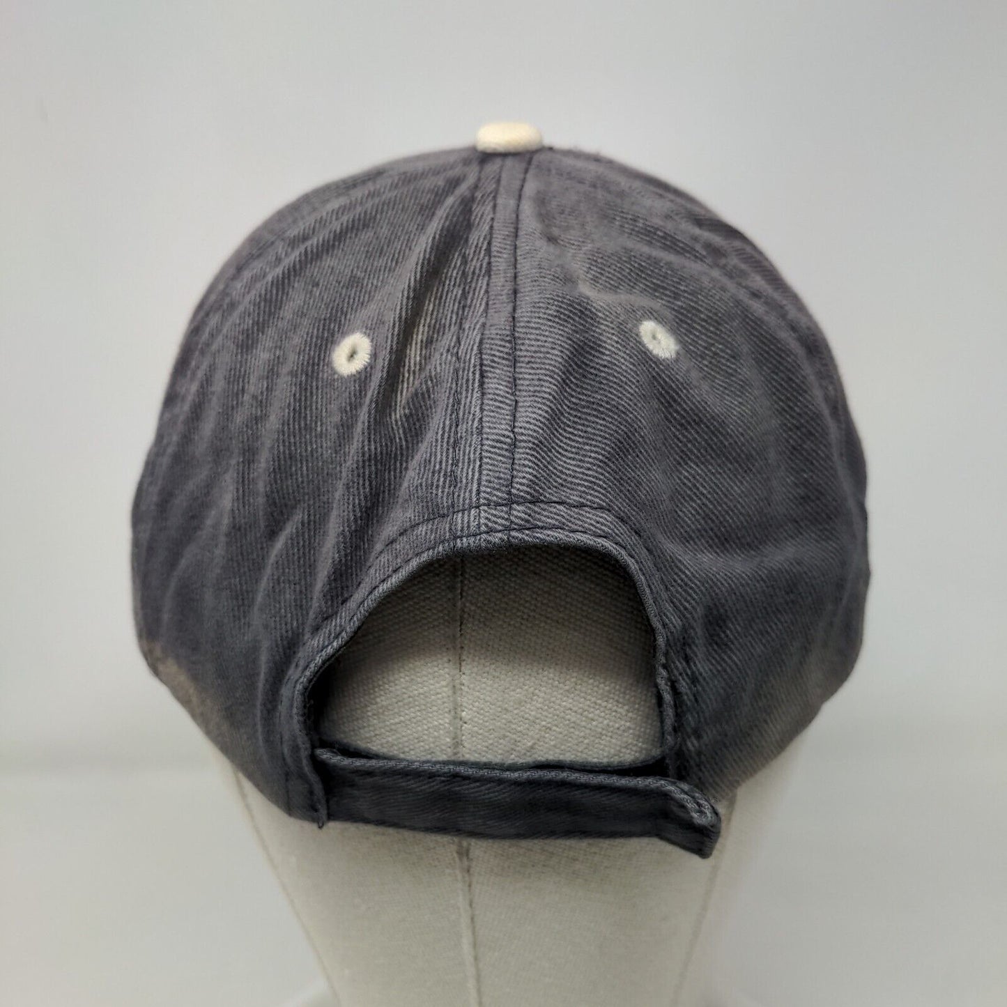 7 Rivers Livestock Commission Strapback Hat Blue OSFM Embroidered Otto