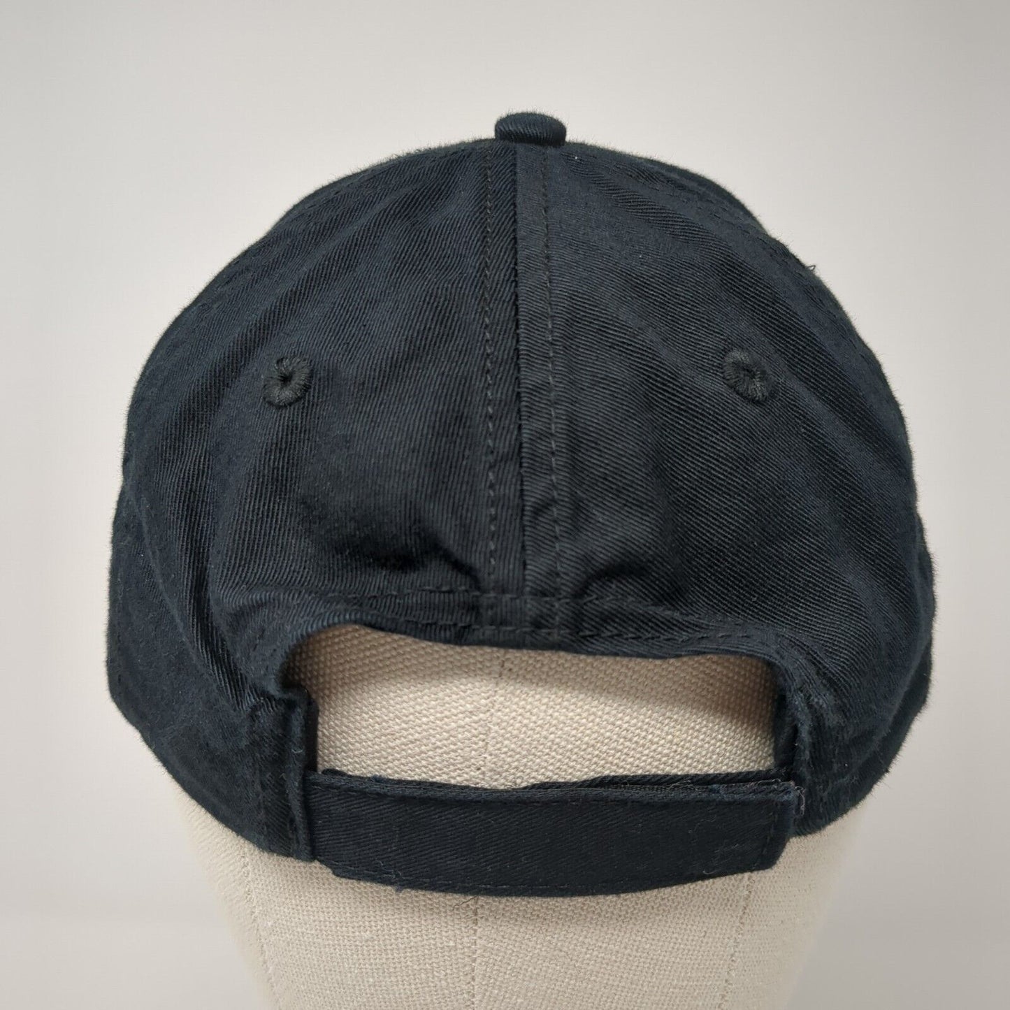 Chipotle Strapback Hat Black One Size Adjustable Loomstate 6 Panel