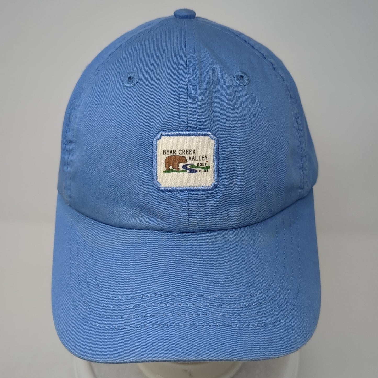 Bear Creel Valley Golf Club Baseball Cap Blue One Size Adjustable Imperial