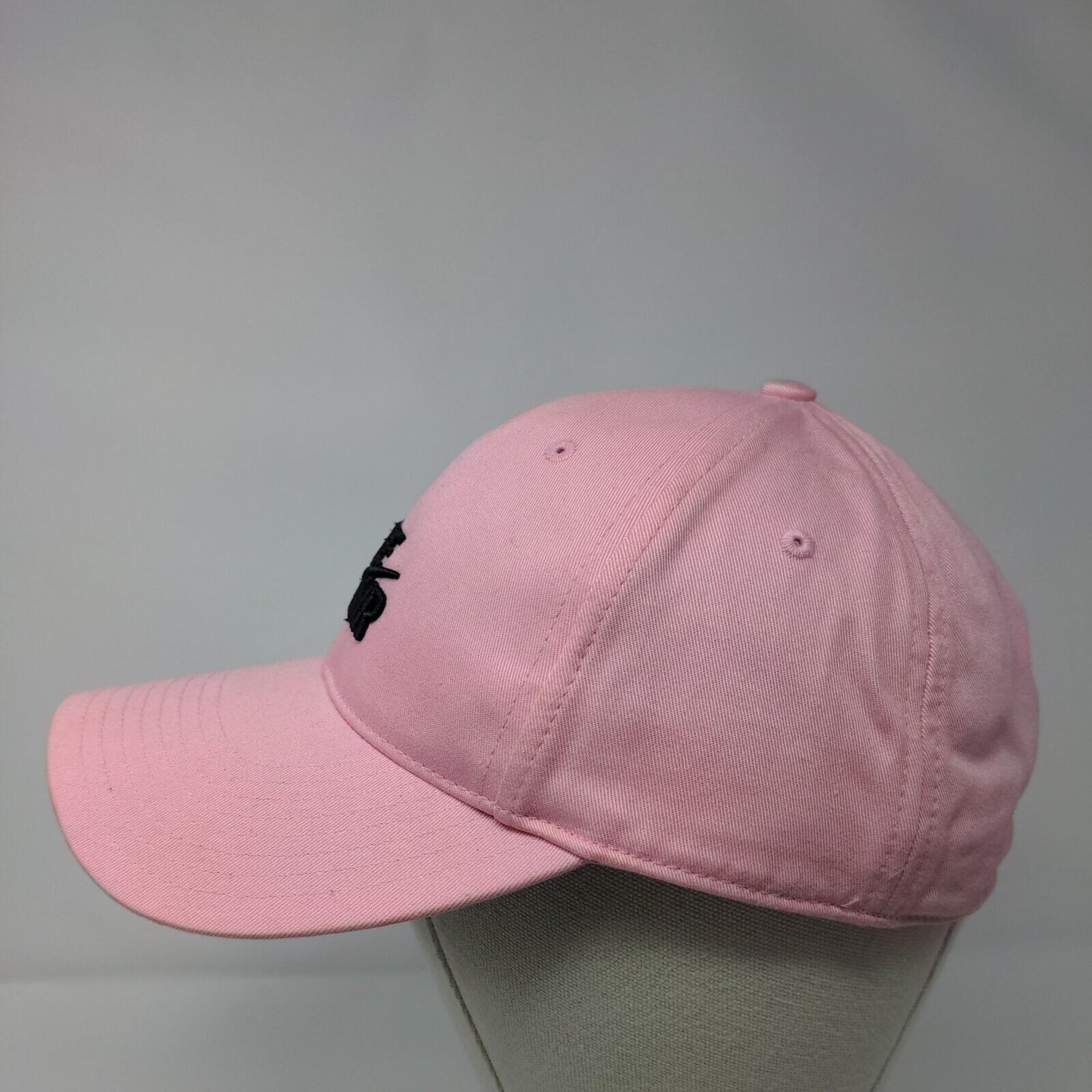 Nike Air Fitted Hat Pink OSFA Adjustable Embroidered Swoosh Logo 6 Panel