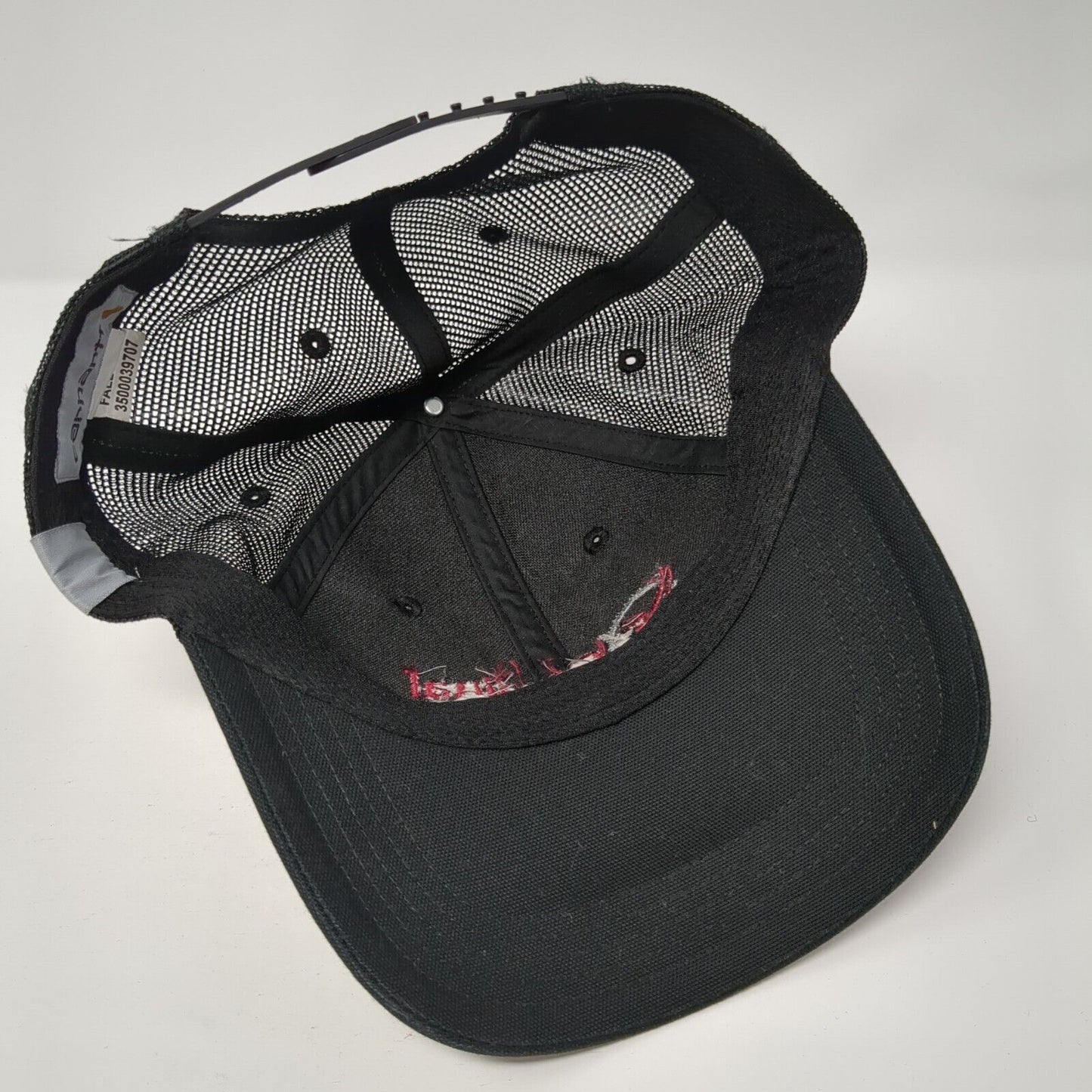 Cardinal Concrete Snapback Trucker Hat Black OS Adjustable Mesh Back Carhartt