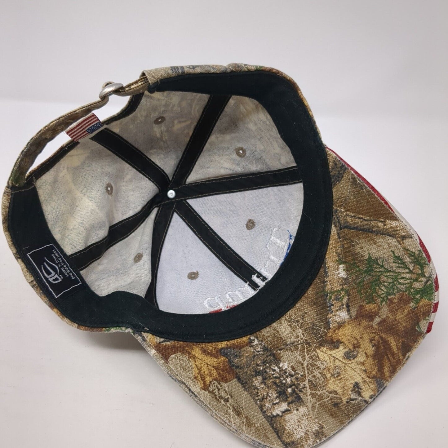 Trump 2020 USA Flag Slideback Hat Camo One Size Adjustable Hunting