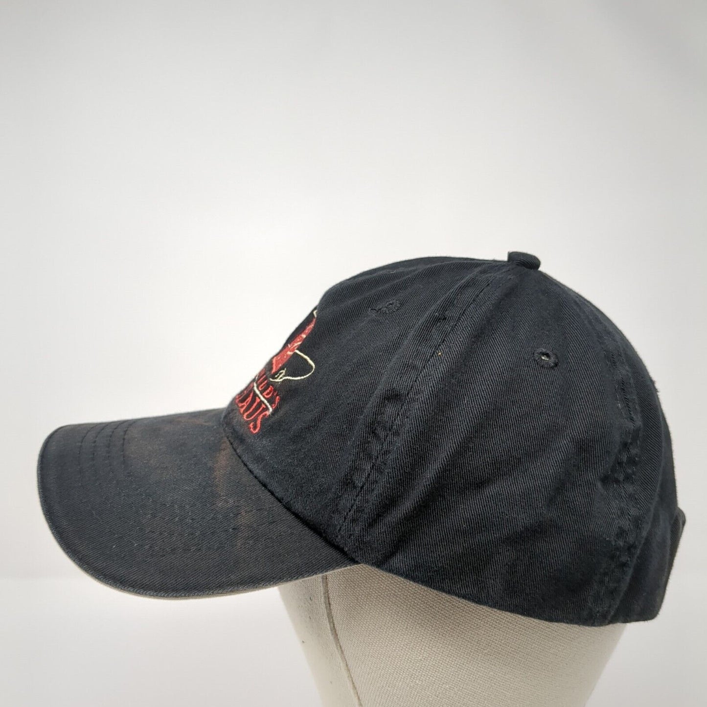 Greenwood's Ski-Haus Slideback Hat Black One Size Embroidered Fahrenheit