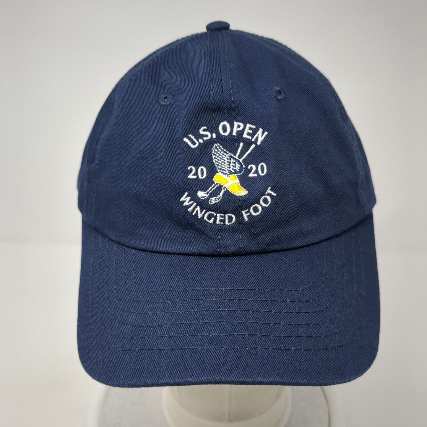 U.S. Open 2020 Winged Foot Slideback Hat Blue One Size Adjustable USGA