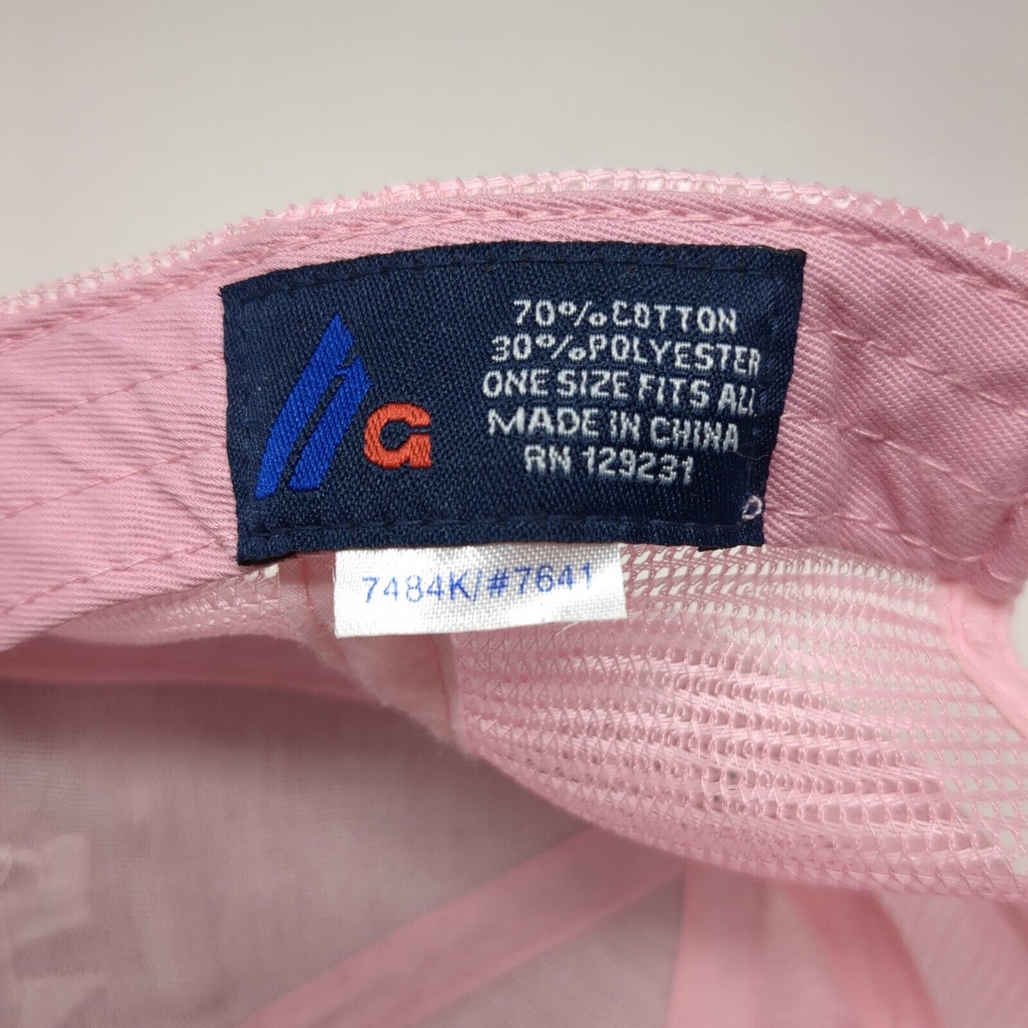 Lake Hair Don't Care Strapback Trucker Hat Multi One Size Adjustable Mesh Back