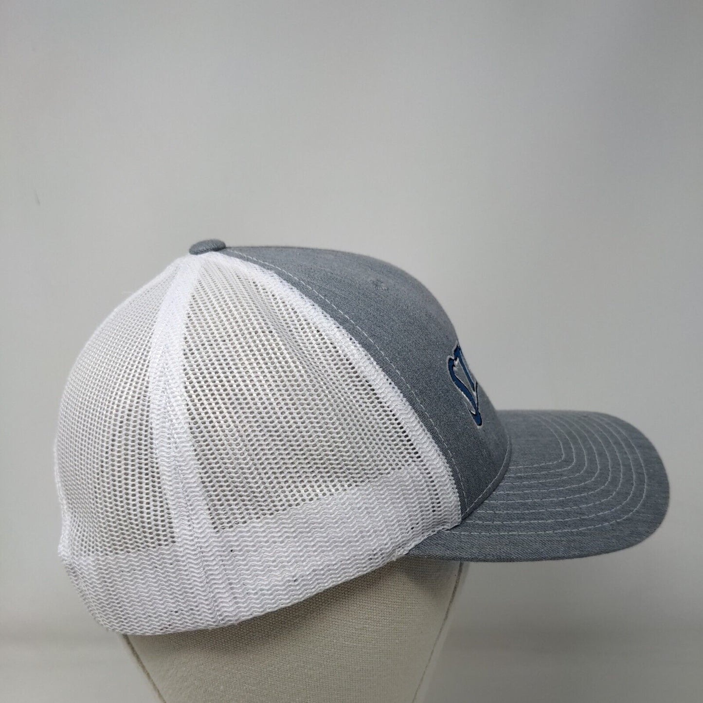 Stokes Seeds Snapback Trucker Hat Gray One Size Embroidered Richardson