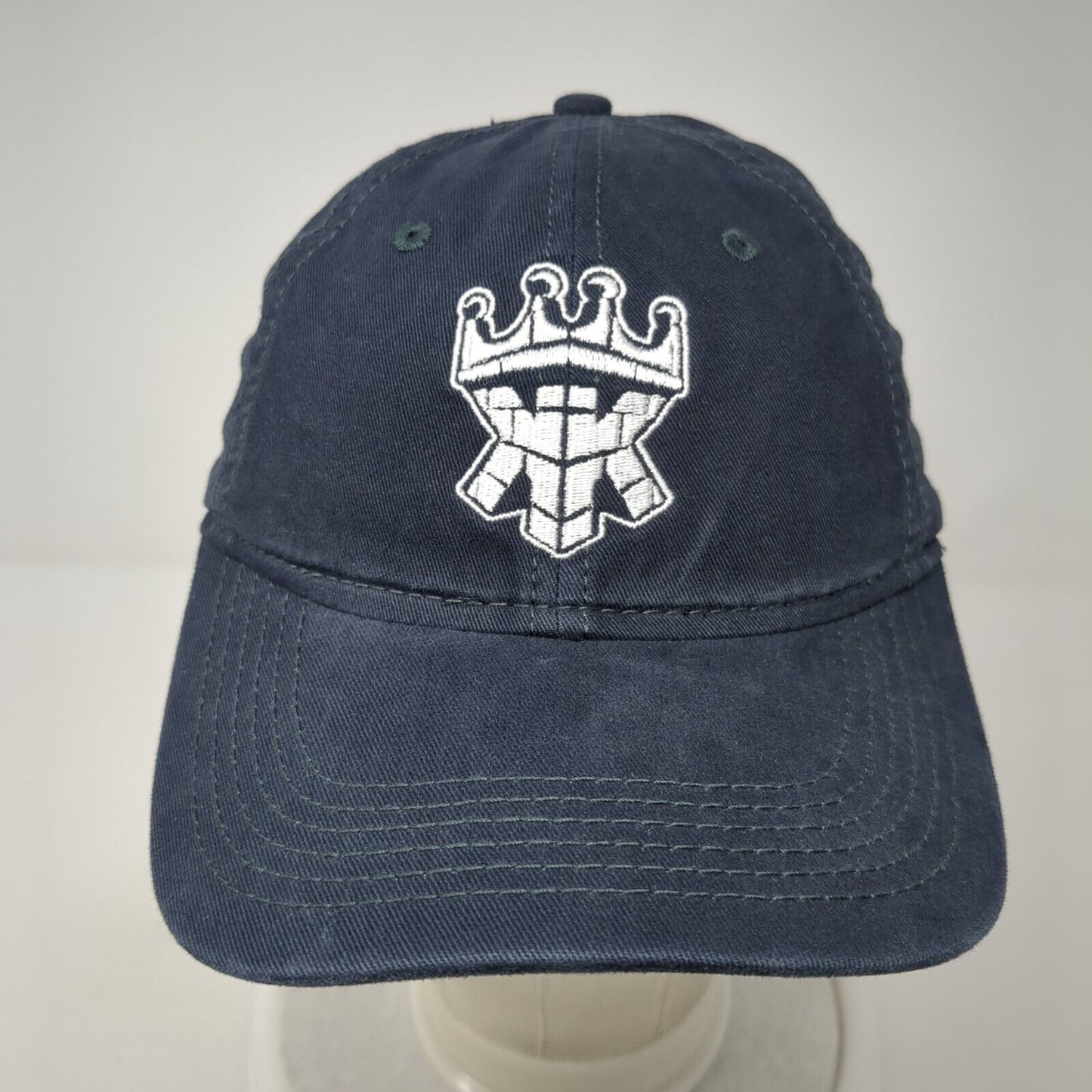 Sportsman Slideback Hat Blue One Size Adjustable Embroidered 6 Panel