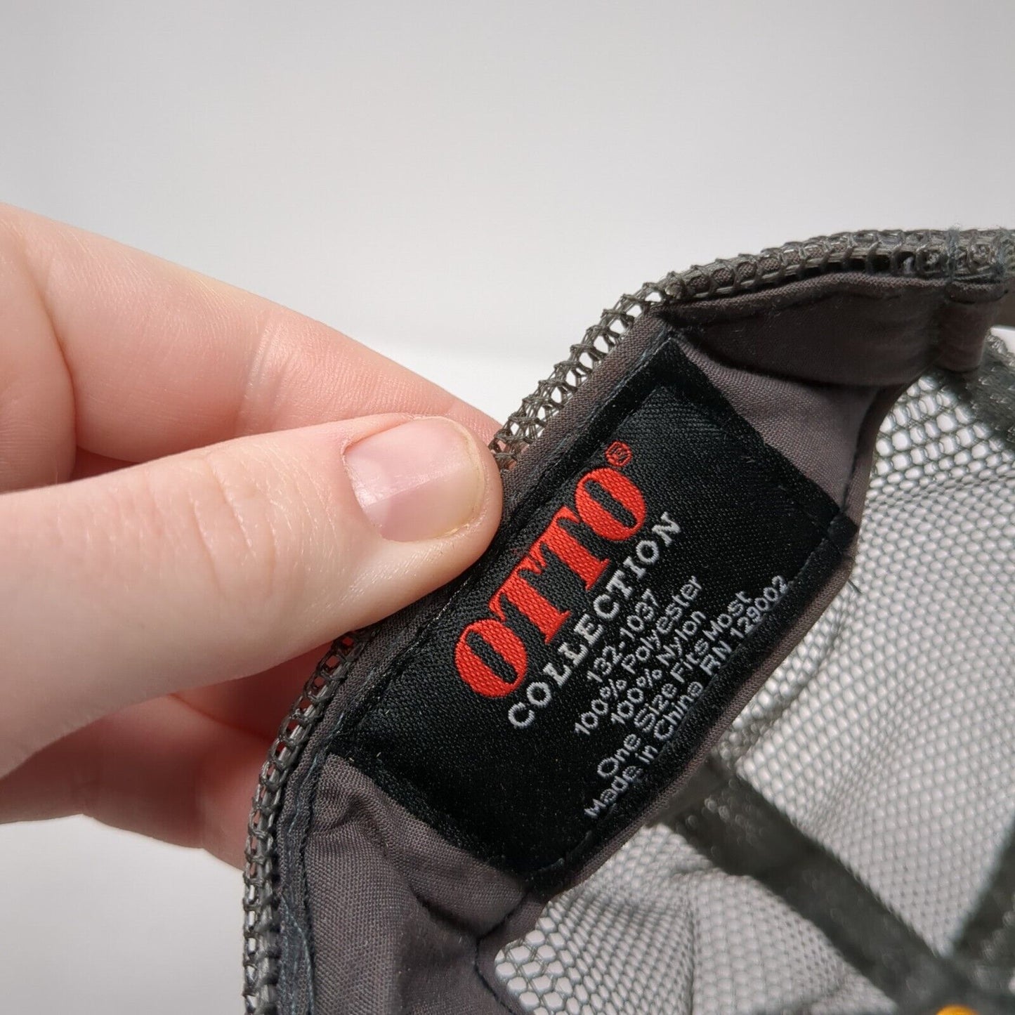 Boise High Life Snapback Trucker Hat Gray One Size Adjustable Mesh Back Otto