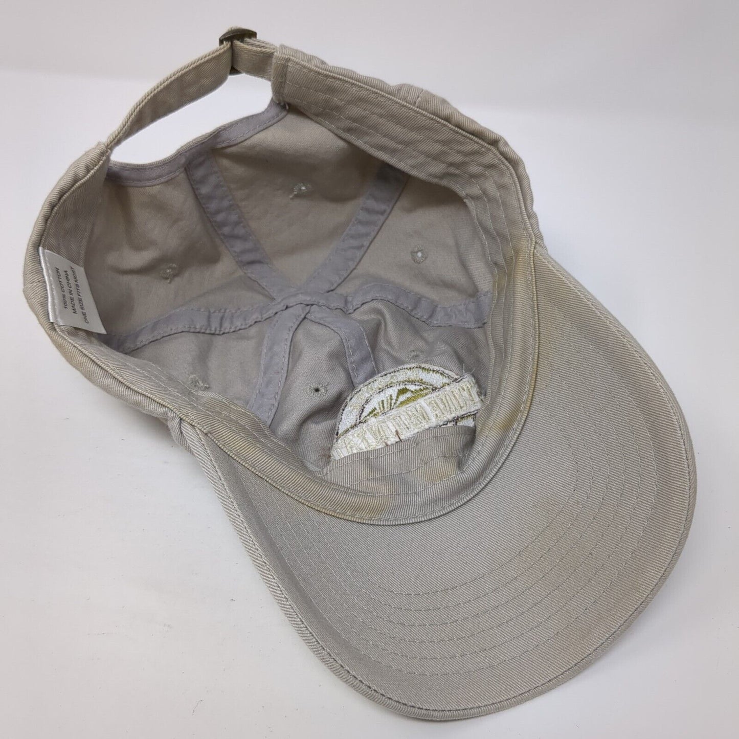 Stone Mountain Atlanta Georgia Slideback Hat Tan One Size Adjustable