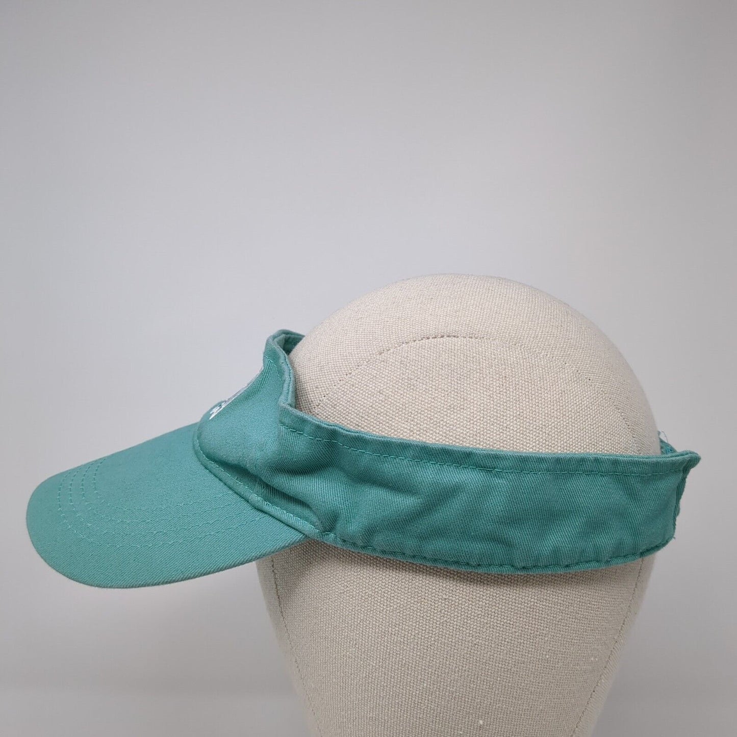 ASHS Strapback Sun Visor Hat Blue One Size Adjustable Embroidered