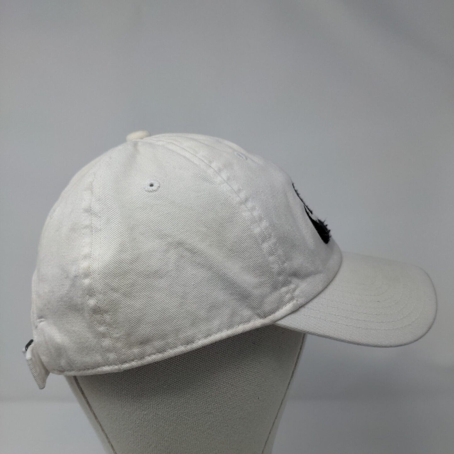 Nike Swoosh Slidebck Hat White OSFM Embroidered 6 Panel Heritage 86