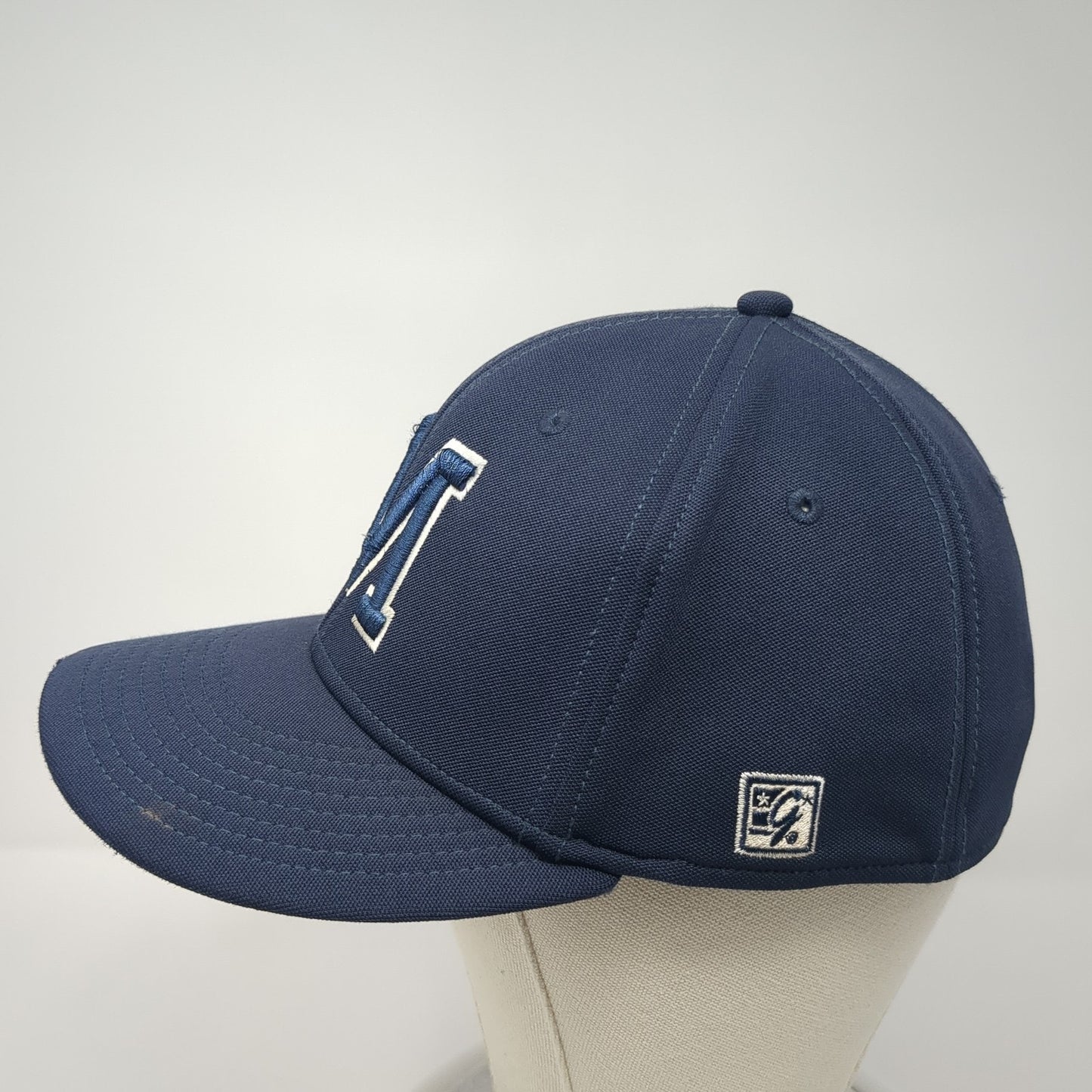 M Fitted Baseball Cap Blue Small Lightweight Embroidered Gametek The Game