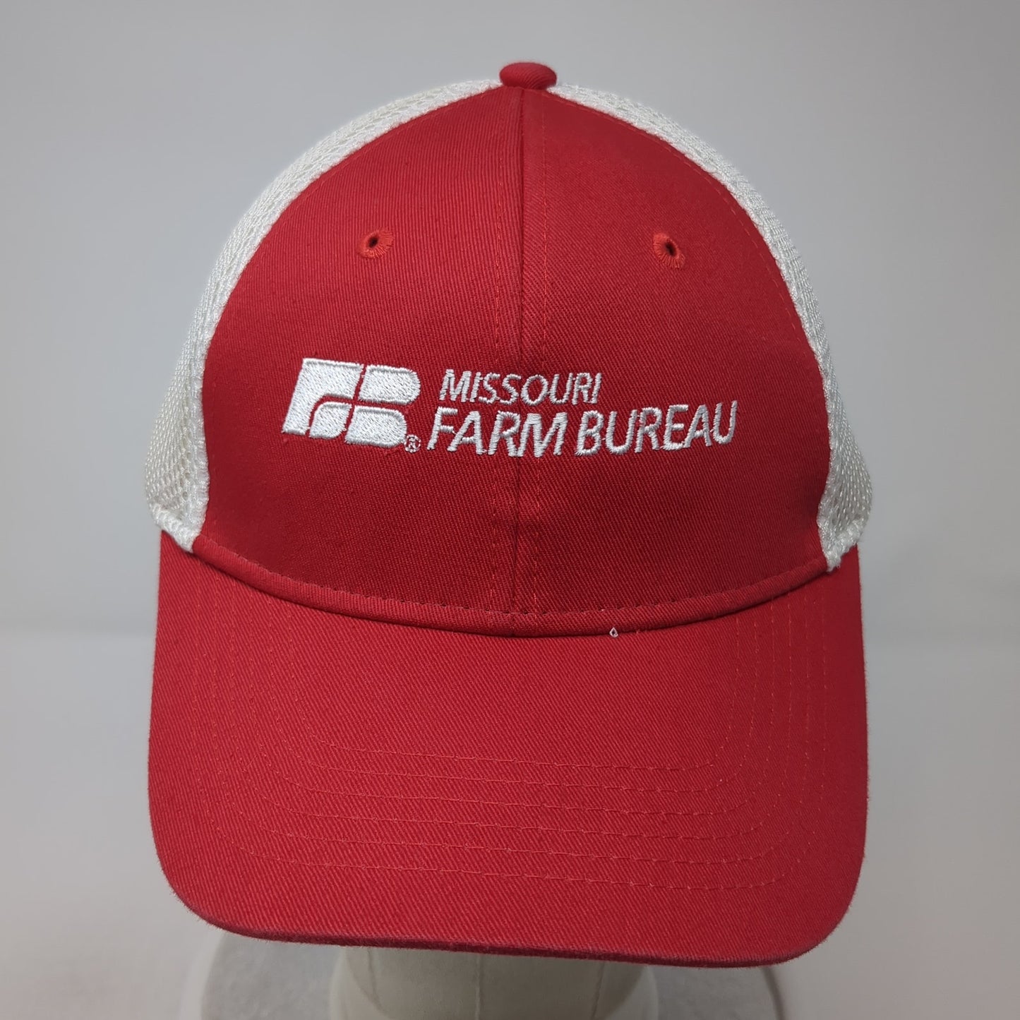 Missouri Farm Bureau Trucker Hat Red One Size Adjustable Mesh Back Sportsman