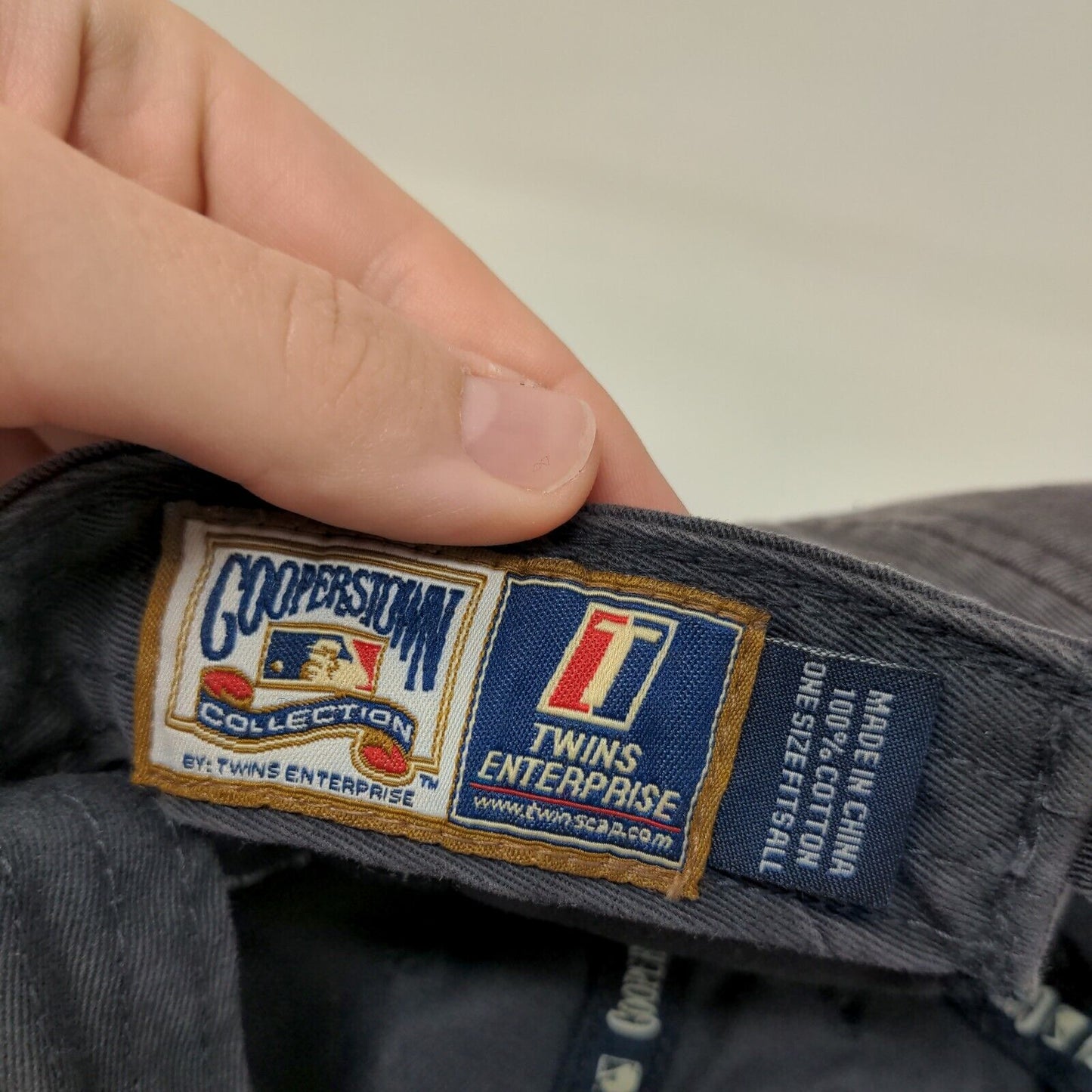 St. Louis Cardinals Slideback Hat Gray Red OSFA Twins Enterprise Cooperstown