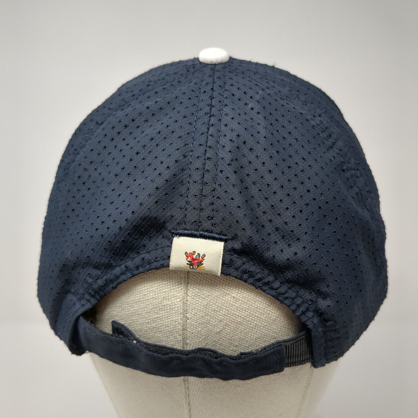 Sand Creek Golf Course Strapback Hat Blue One Size Adjustable American Dry Goods
