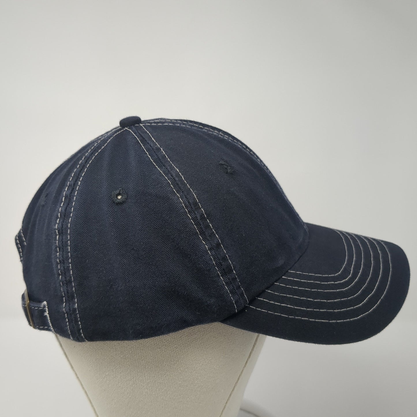 Toppers Slideback Baseball Cap Blue One Size Adjustable 6 Panel Blank