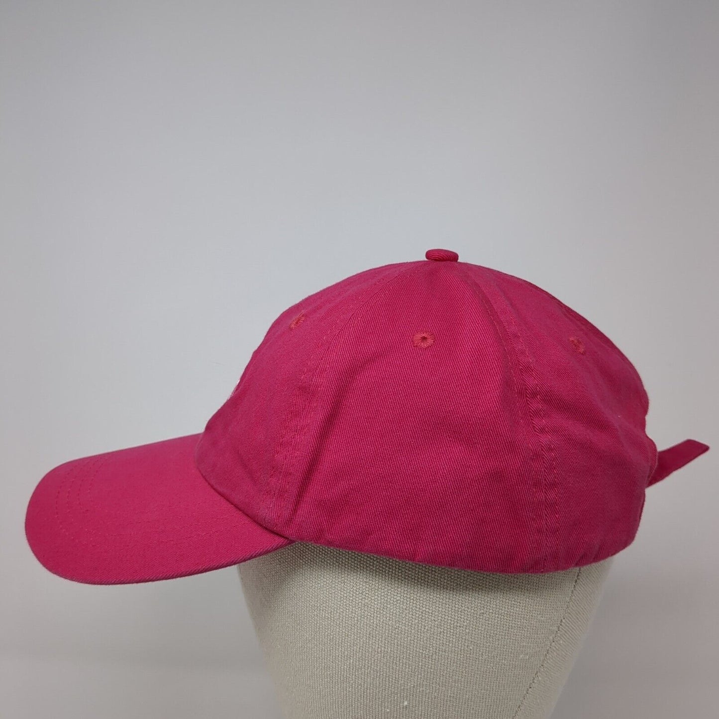 NASA Slideback Hat Pink One Size Adjustable Embroidered Prairie Mountain