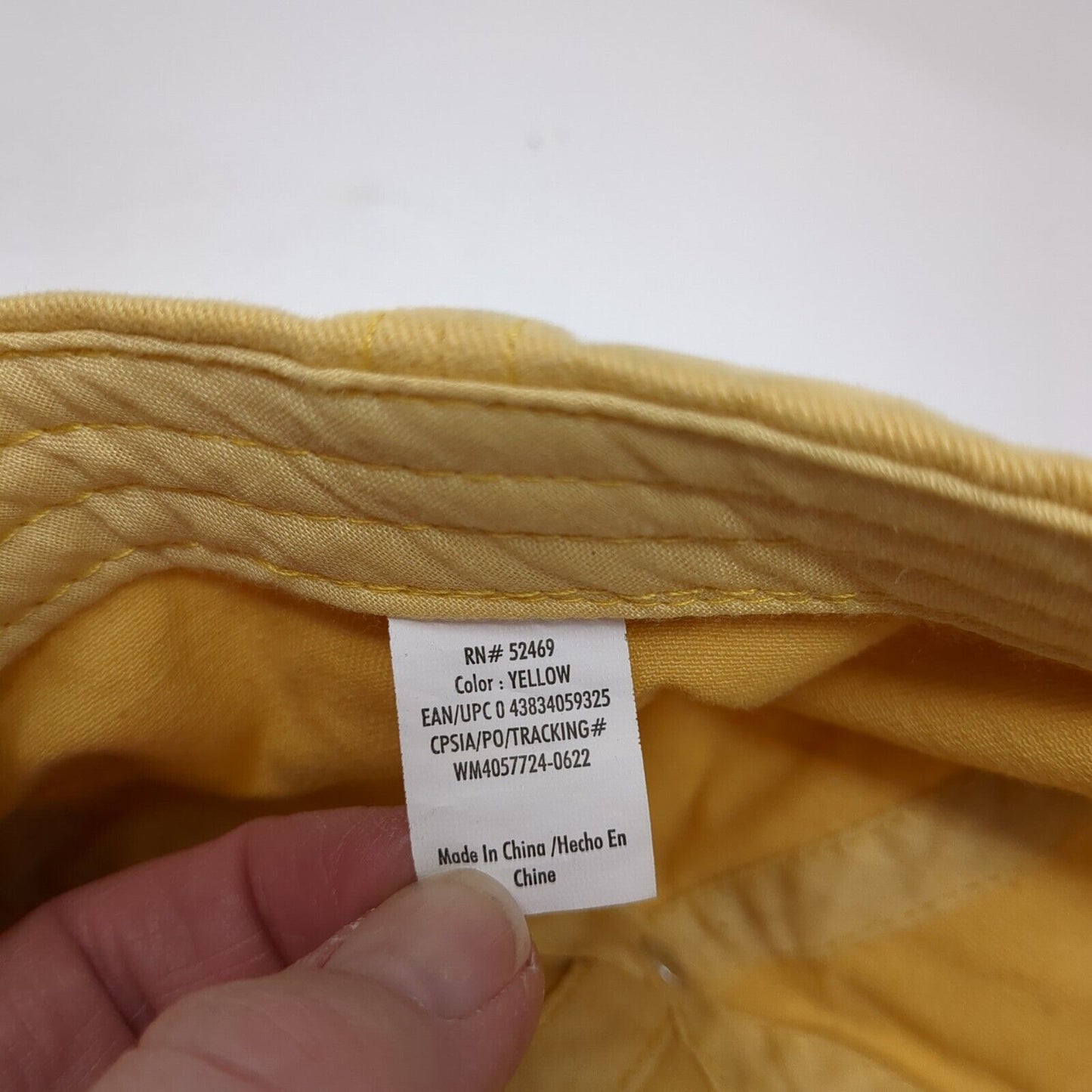 Grand Canyon National Park Slideback Hat Yellow One Size Adjustable Embroidered