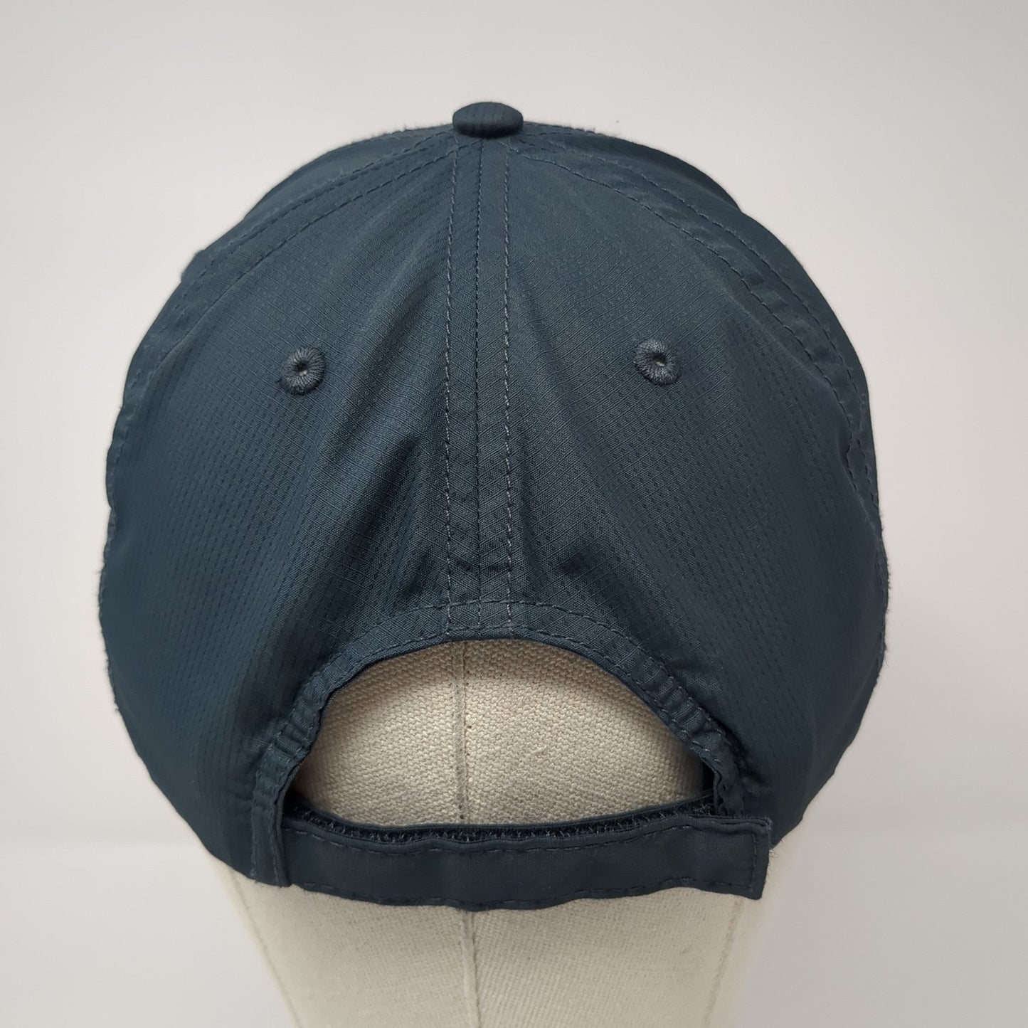 Blue Beacon Strapback Baseball Cap Blue One Size Adjustable Embroidered 6 Panel