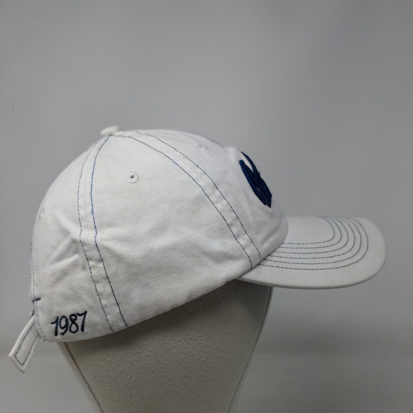 Oakmont Golf Club Slideback Hat White One Size Embroidered Gear For Sports