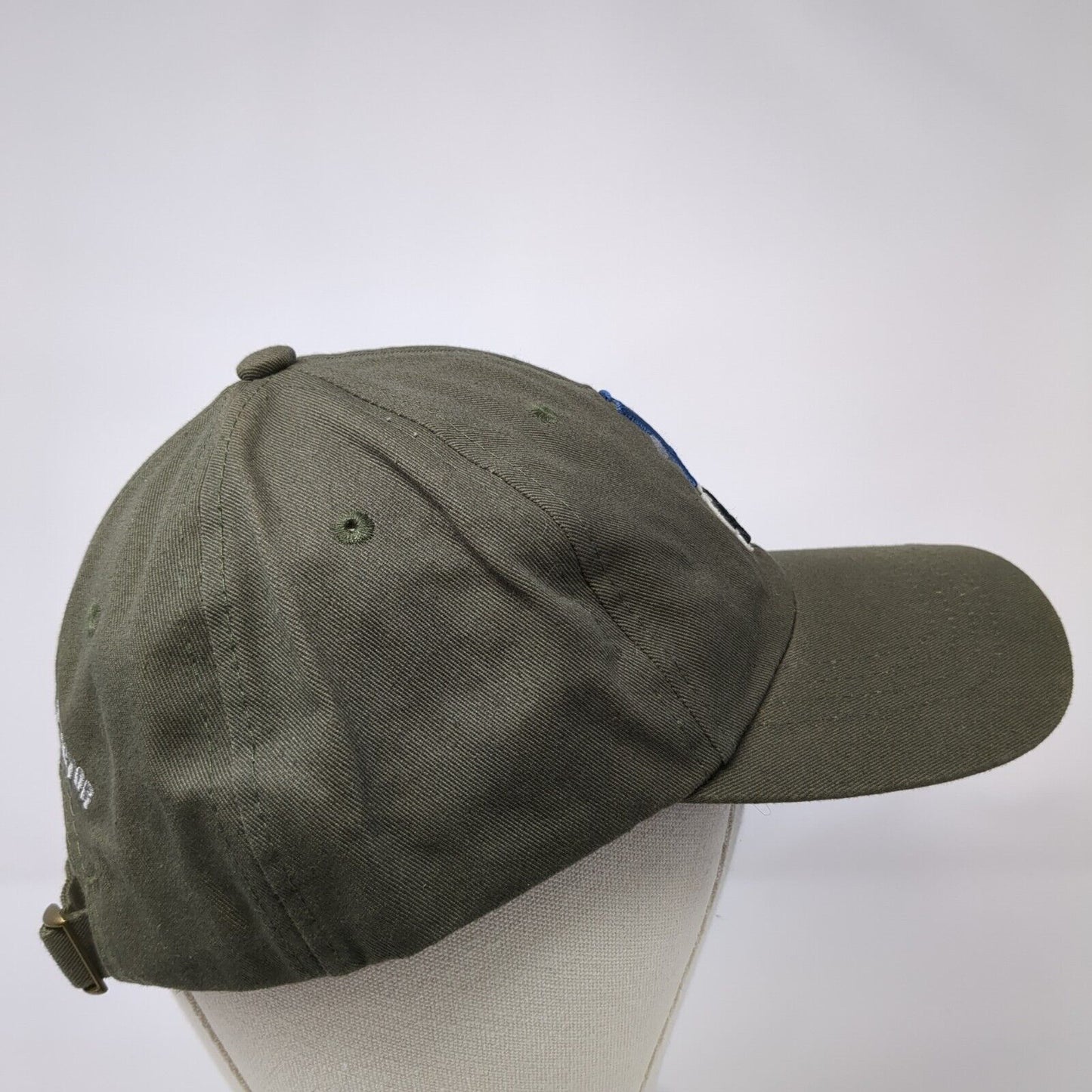 SEI Scientific Environments Inc Slideback Hat Green One Size Adjustable Cotton