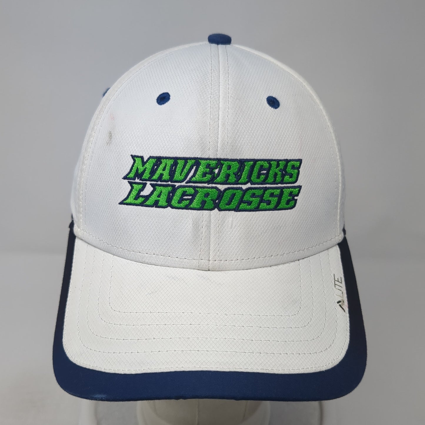 Mavericks Lacrosse Strapback Hat White One Size Adjustable Pacific Headwear