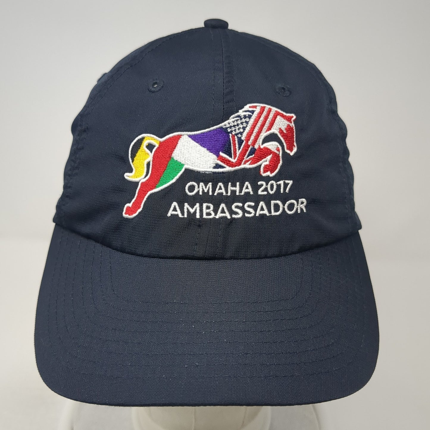 Omaha 2017 Ambassador Strapback Hat Blue One Size Embroidered Richardson