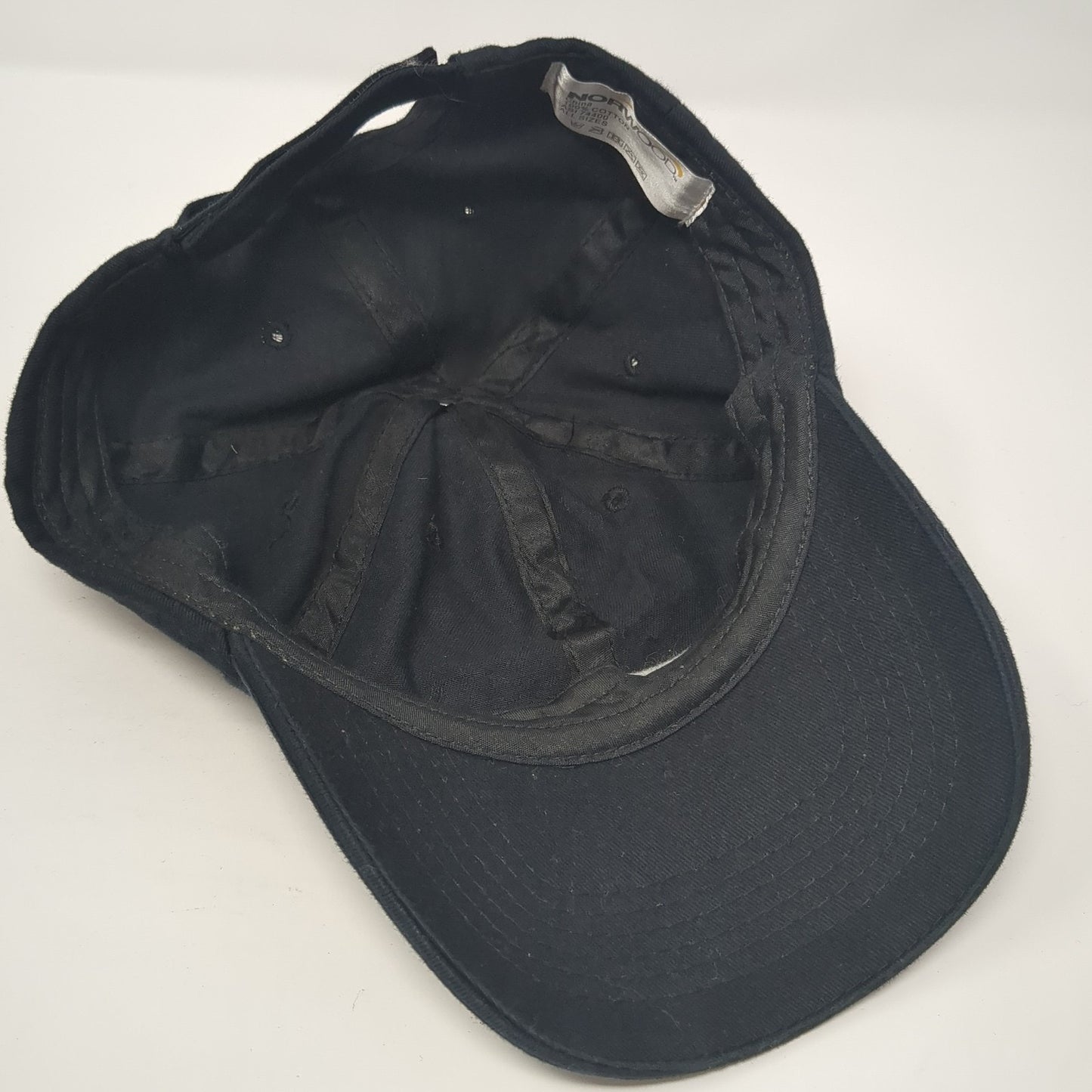 Bustin' Out of Boise Pink Ribbon Strapback Hat Black One Size Norwood