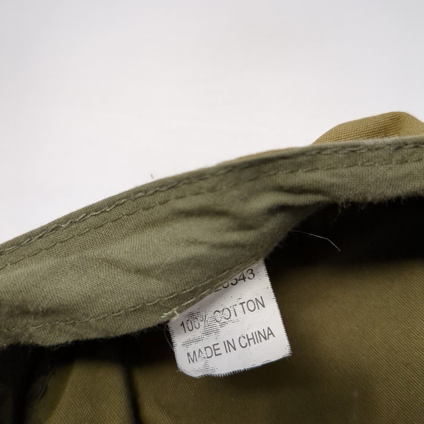 Unbranded Cadet Army Cap Brown One Size Stretch Lightweight Blank Cotton