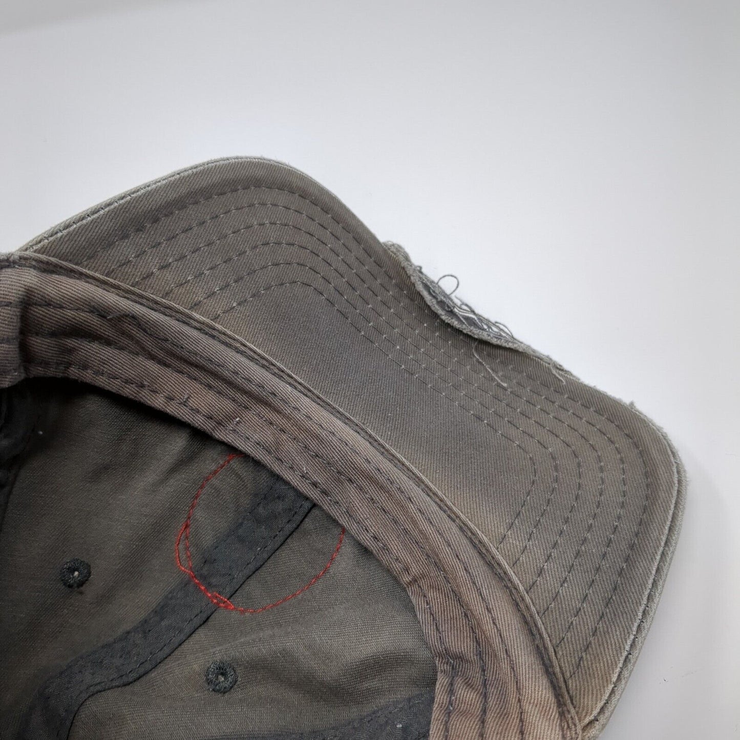 Willis Tower Chicago Old Guys Rule Slideback Hat Tan OS Adjustable Distressed