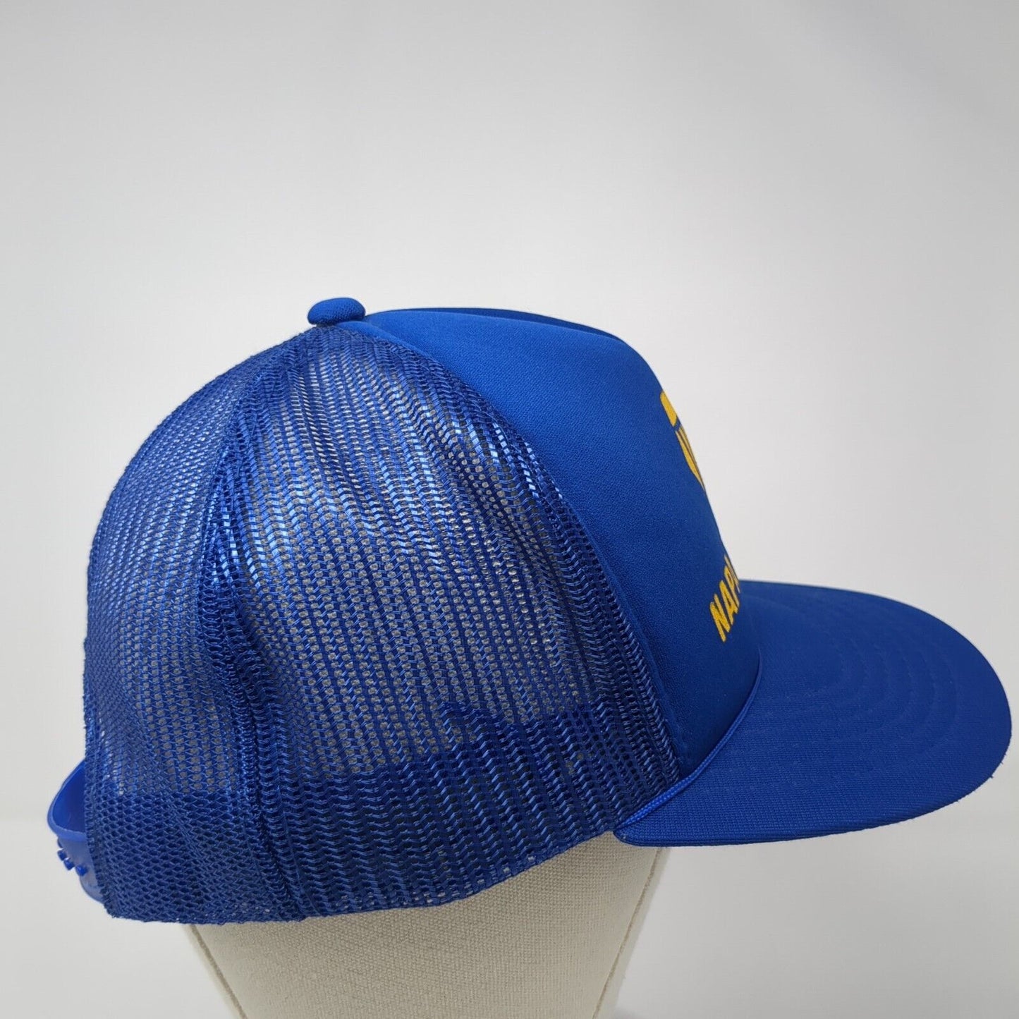 NAPA Auto Parts Trucker Hat Blue OS Adjustable Mesh Back Rope The Louisville