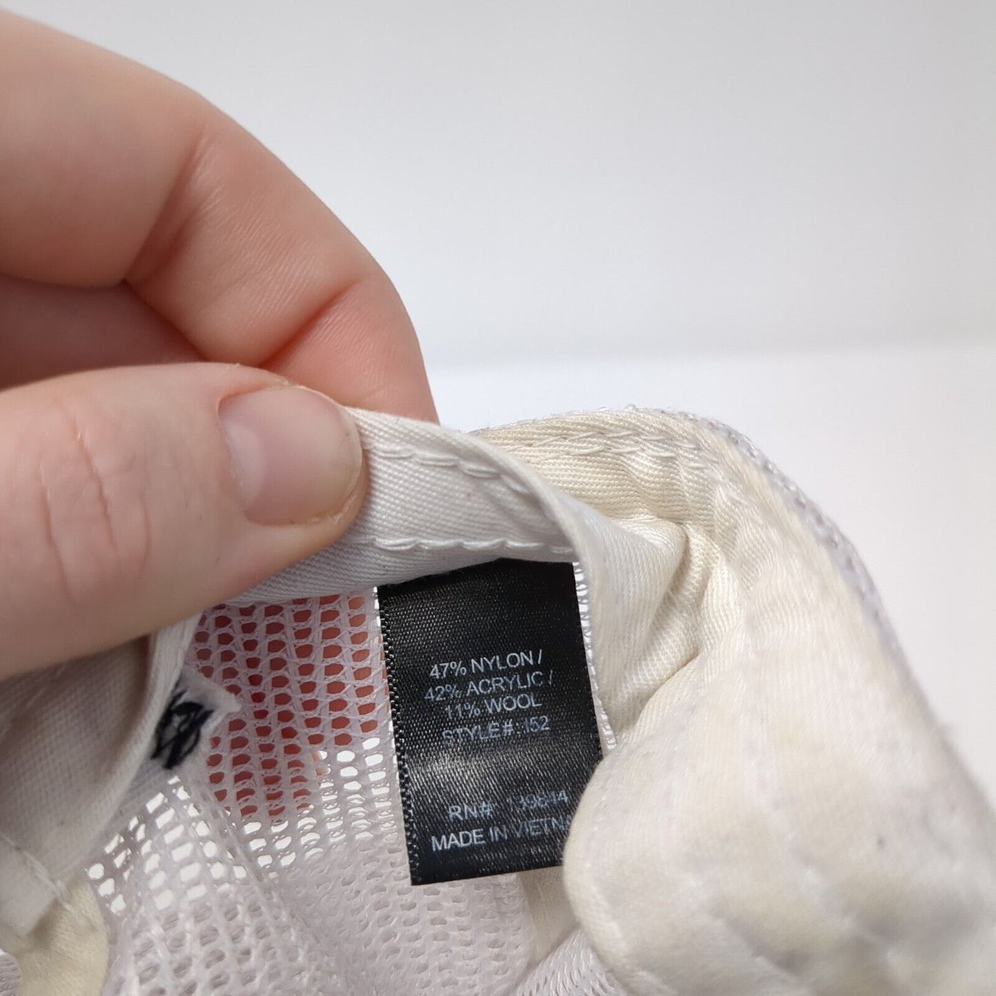 Habitat Ride The Tetons Snapback Trucker Hat Gray One Size Mesh Back