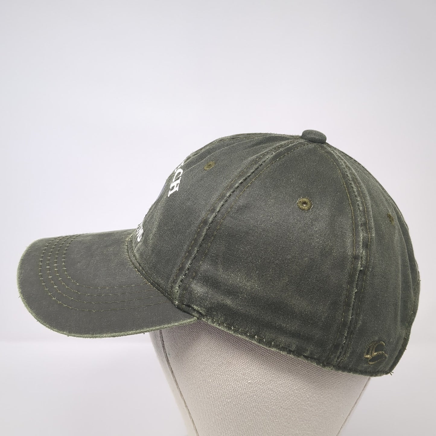 Hi-Tech Stripping Strapback Hat Green One Size Adjustable Outdoor Cap